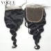 Brazilian Hair Loose Wave 5x5 Lace Closure,Free Part/Middle Part/3 Part,Natural Color